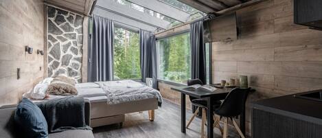 1 habitación, escritorio, wifi gratis y ropa de cama