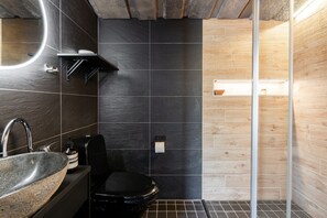 Hair dryer, towels