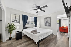 1 soveværelse, skrivebord, strygejern/strygebræt, gratis Wi-Fi