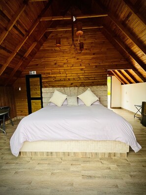 Habitación doble Deluxe, 1 cama King size, hidromasaje, vista a la montaña | Minibar, escritorio, espacio para trabajar con laptop y wifi gratis 