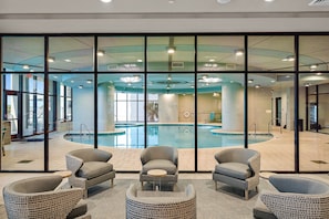 Indoor pool, a heated pool