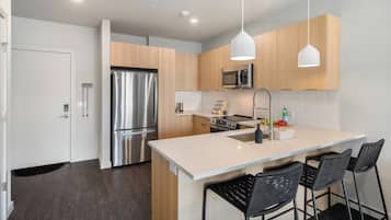 Luxury-Apartment, 2 Schlafzimmer, Küche | Eigene Küche