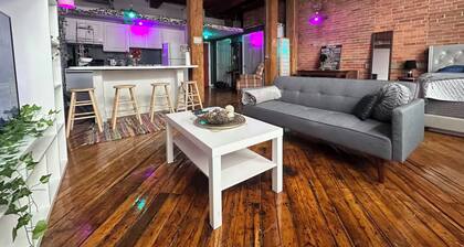 Downtown: Industrial Brick Chill Loft