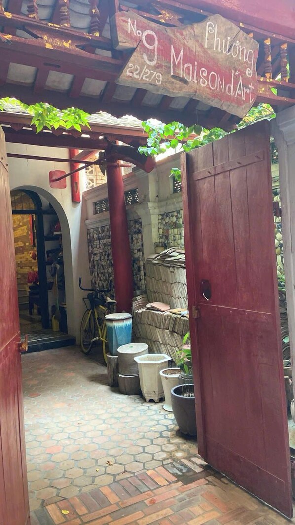 Voorkant van accommodatie