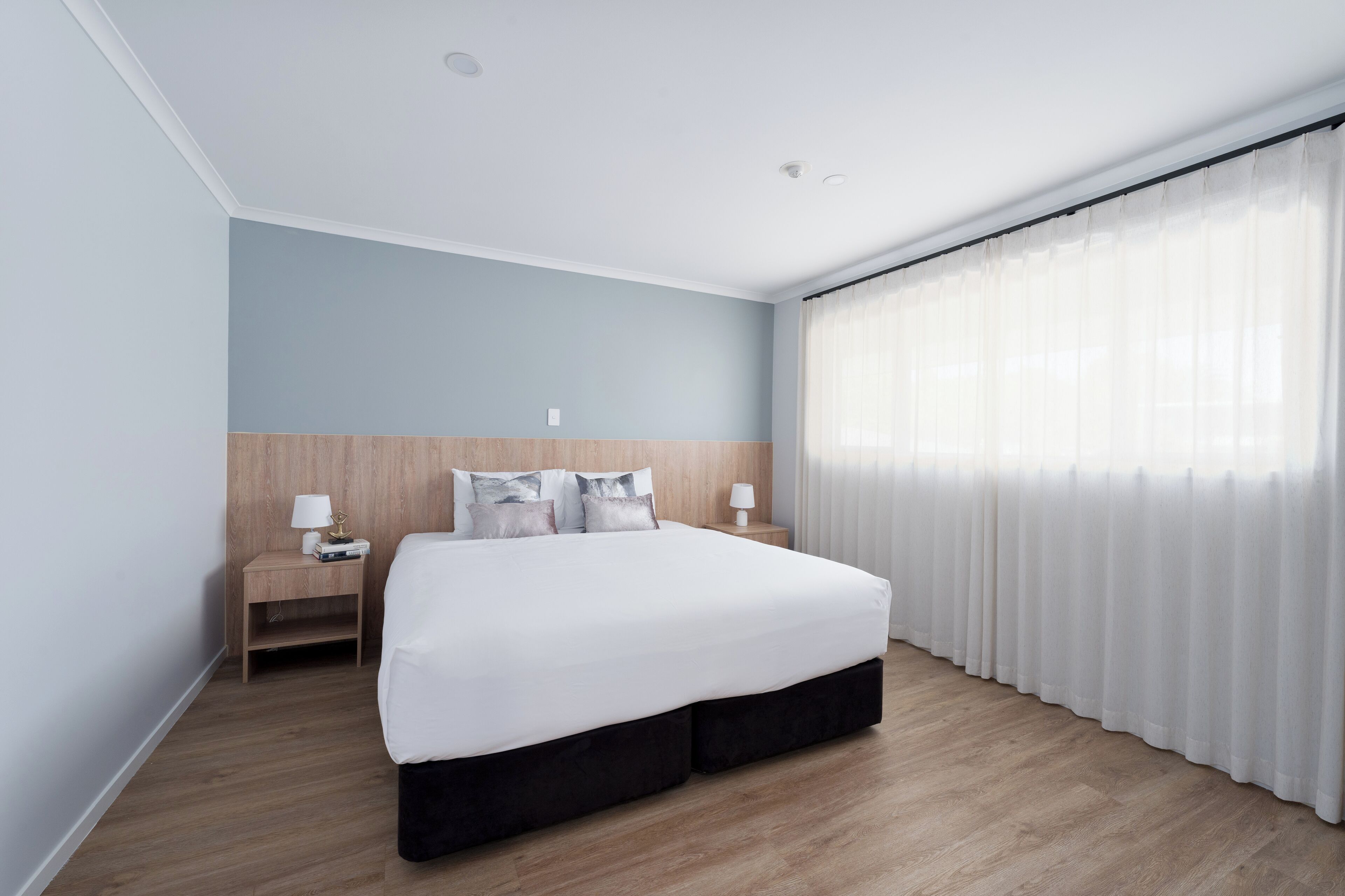 Lägenhet Premium - 2 sovrum | Skrivbord, arbetsyta för laptop, strykjärn/strykbräda och gratis wi-fi