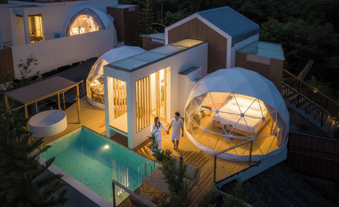 Muji Twins Hydra Dome | Premium bedding, down comforters, in-room safe, blackout drapes