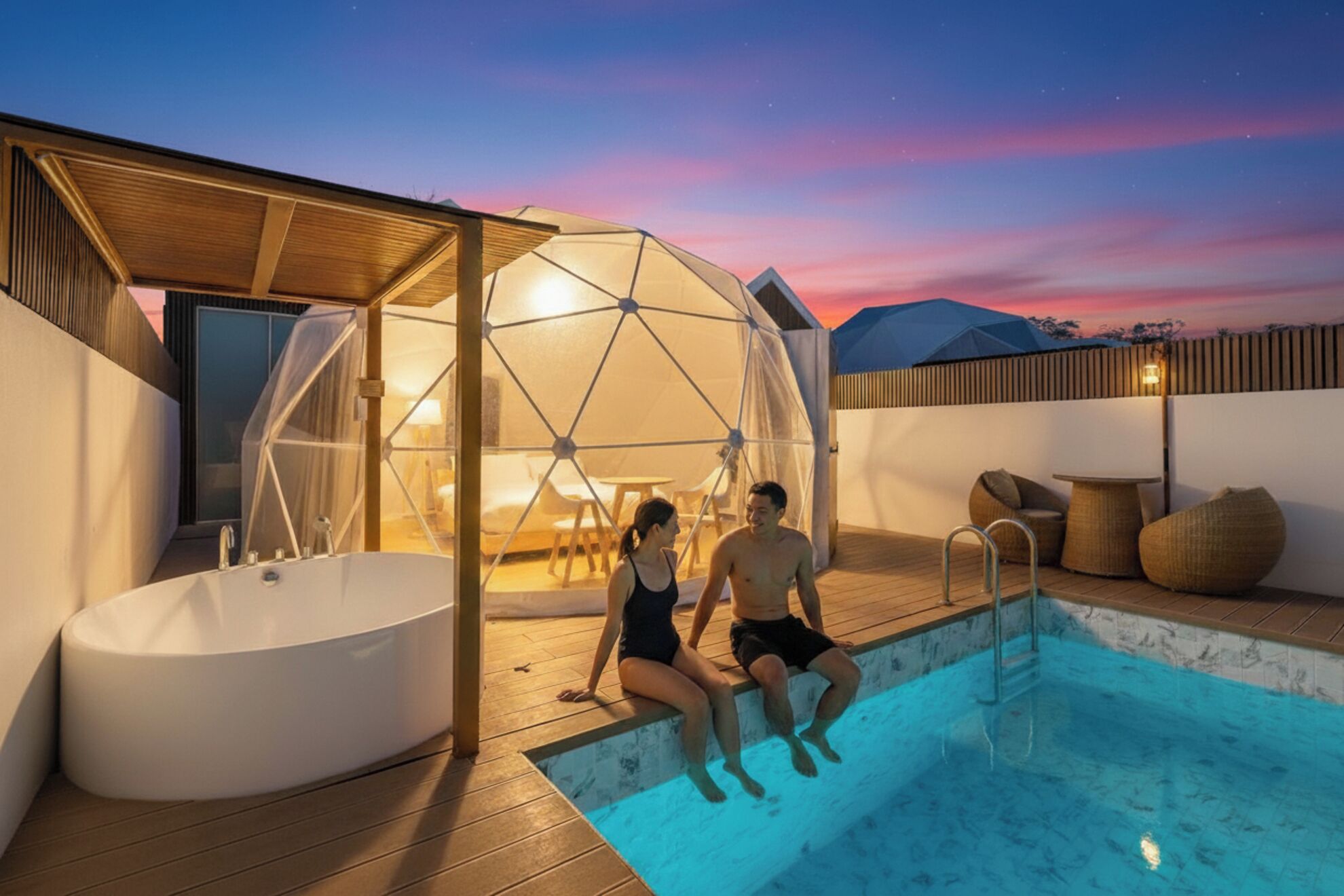 Muji Signature Hydra Dome | Premium bedding, down comforters, in-room safe, blackout drapes