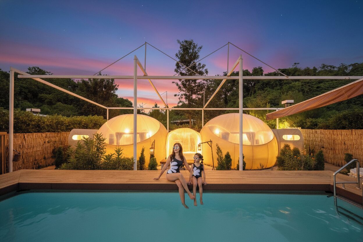 Gemini Glamp Onsen | Resort view