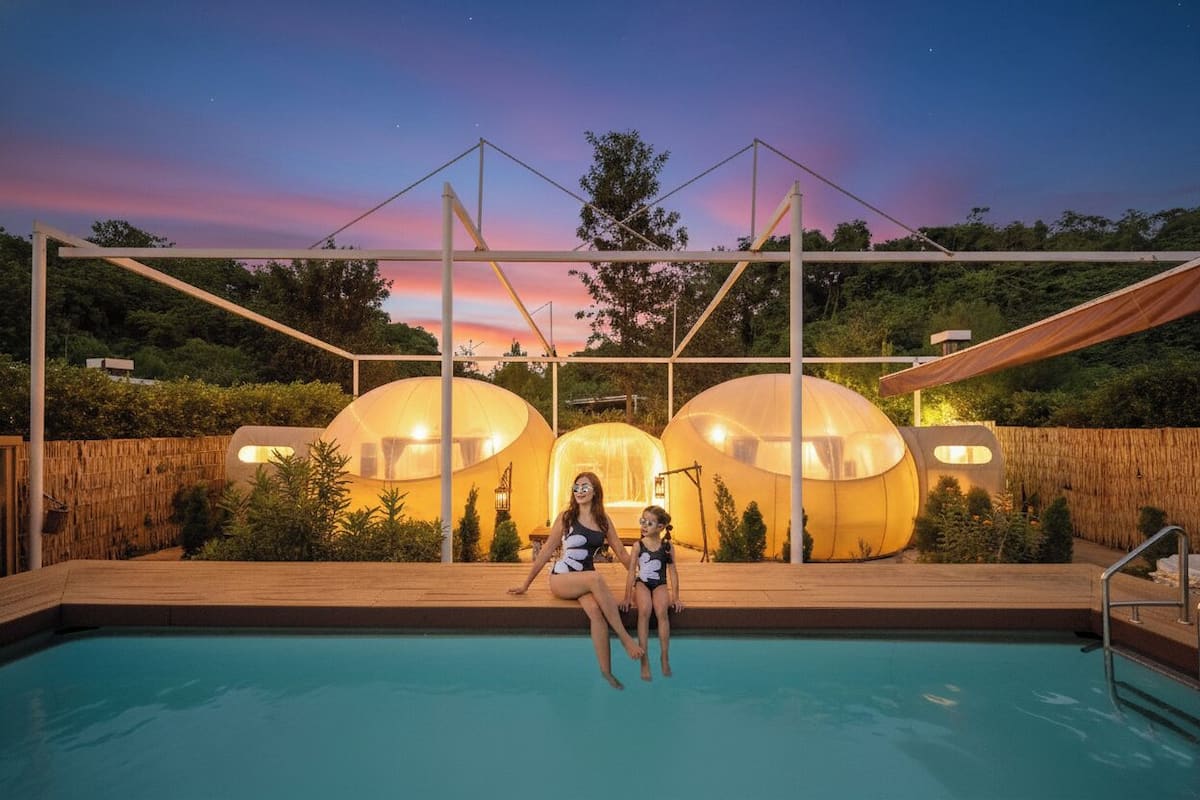 Gemini Glamp Onsen | Resort view