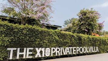 Fassade der Unterkunft