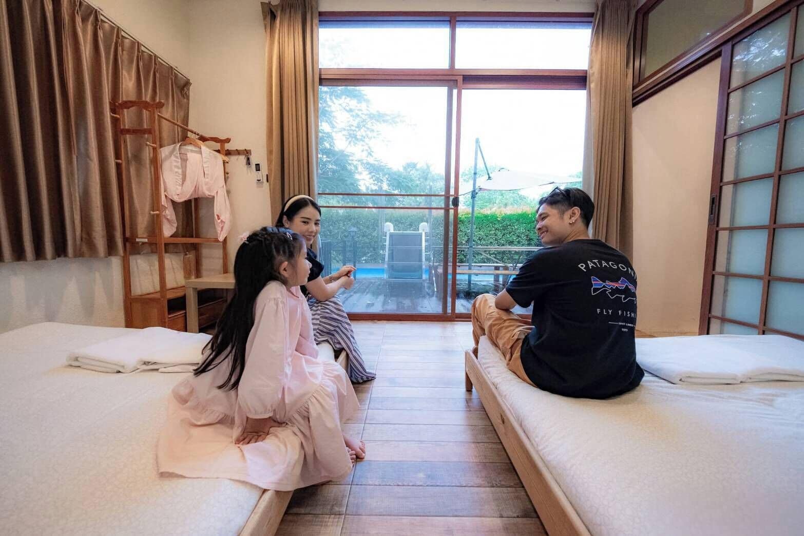 Villa 1 Special Japan | Sengetøy av topp kvalitet, dundyner, safe på rommet og blendingsgardiner