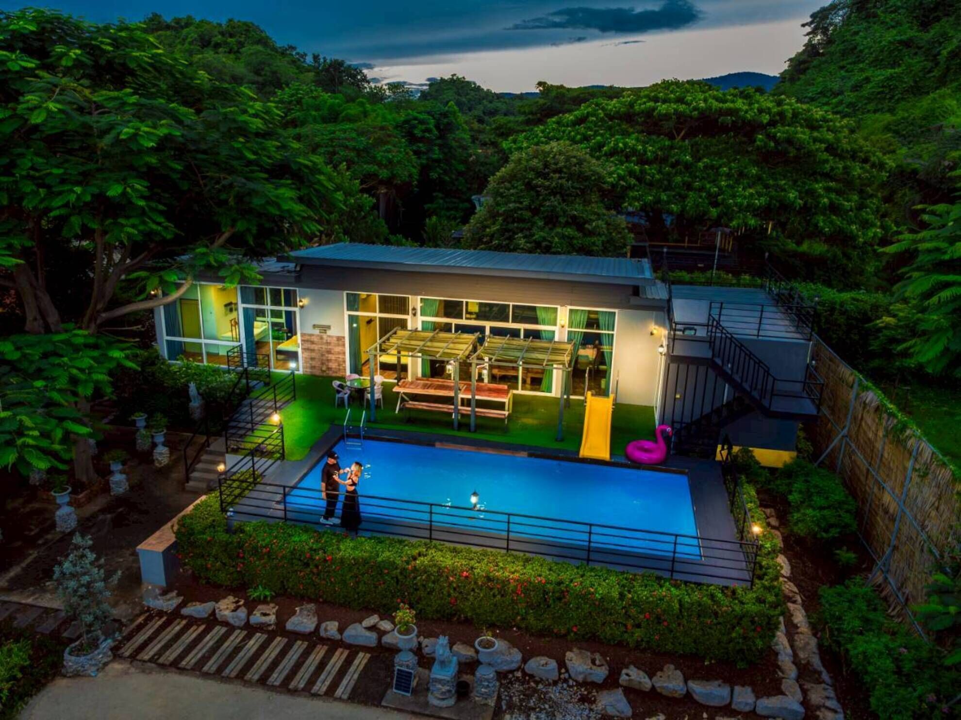 Modern Italian Pool Villa 6 | Resort view