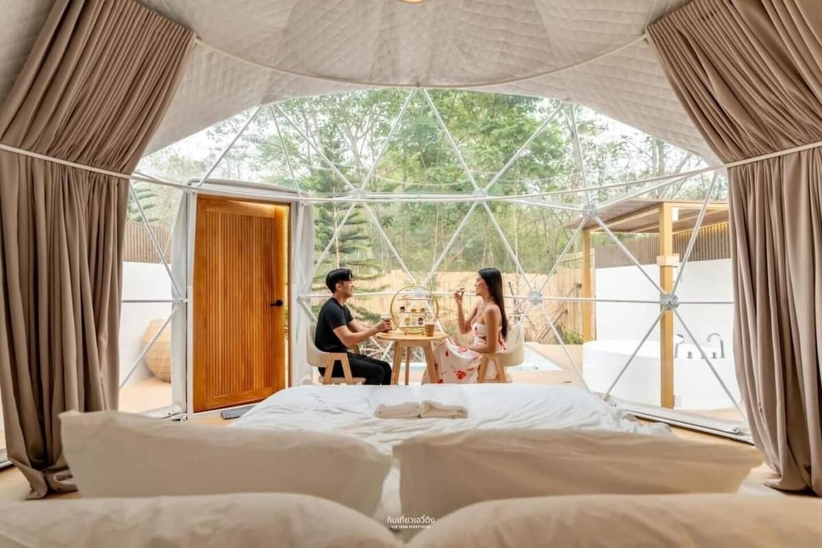 Muji Signatue Hydra Dome | In-room safe, blackout drapes, iron/ironing board, free WiFi