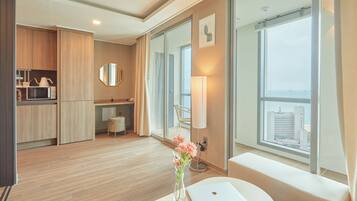 Deluxe - Half Ocean View | Con stile personalizzato, con arredamento individuale, insonorizzazione