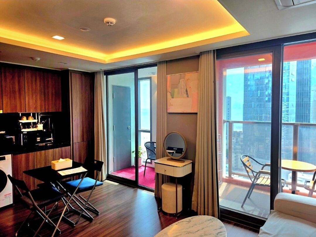 Panoramic-Doppelzimmer | Wohnbereich