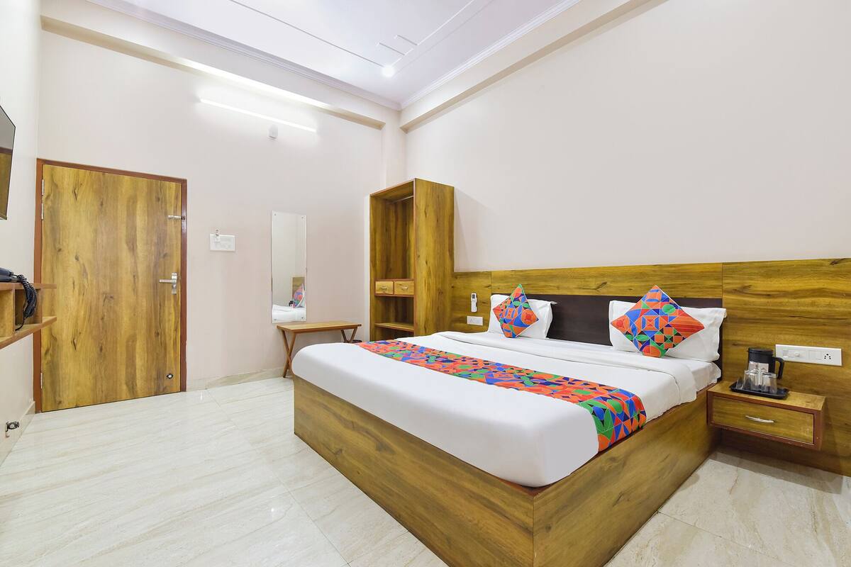 Premium kamer | Lakens van Egyptisch katoen, luxe beddengoed, een kluis op de kamer