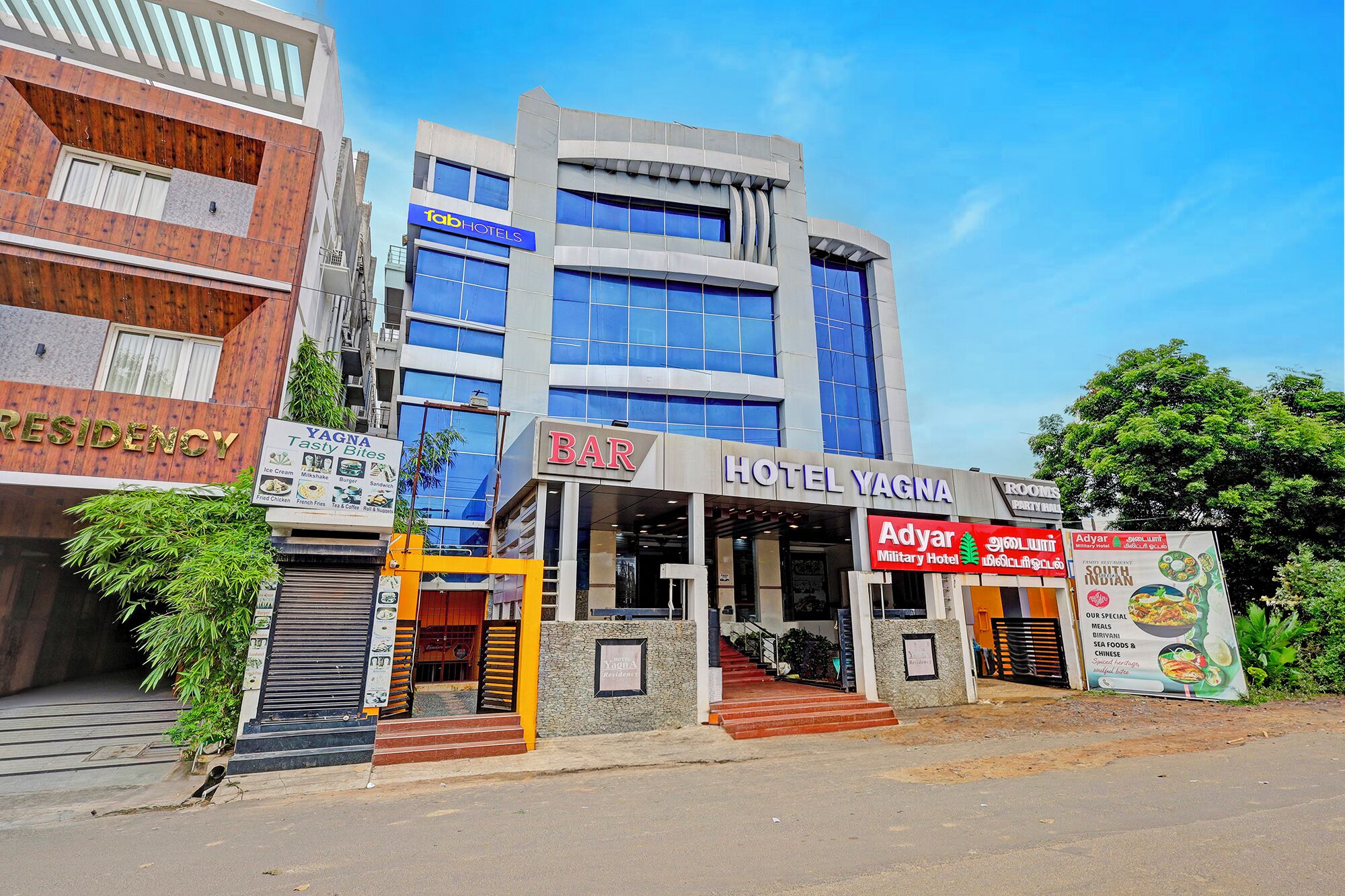 Façade de l’hébergement