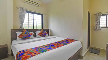 Lakens van Egyptisch katoen, luxe beddengoed, een kluis op de kamer