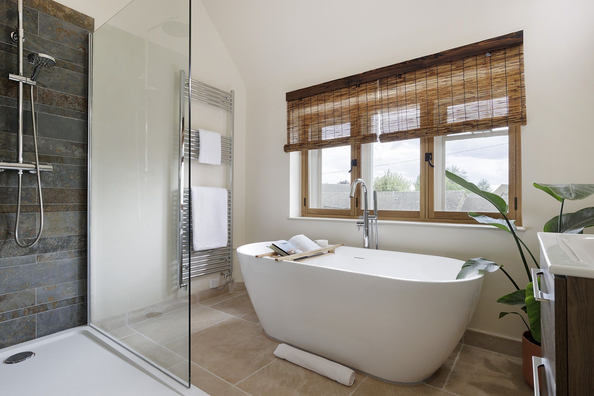 Shower, hair dryer