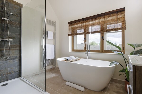 Shower, hair dryer