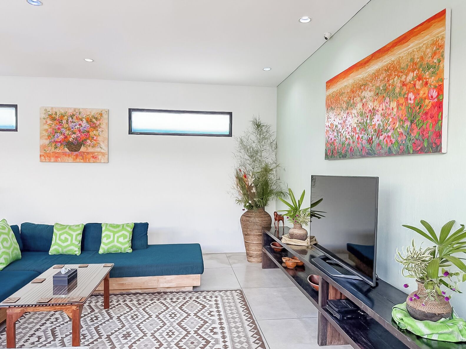 40-inch LCD TV with cable channels