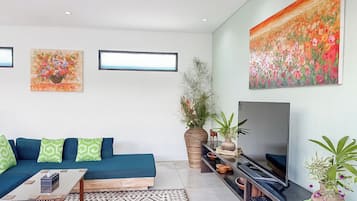 40-inch LCD TV with cable channels