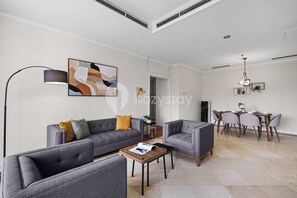 Apartment, 3 Bedrooms, City View | Living room - Narani by Kozystay - Kuningan (Jakarta)