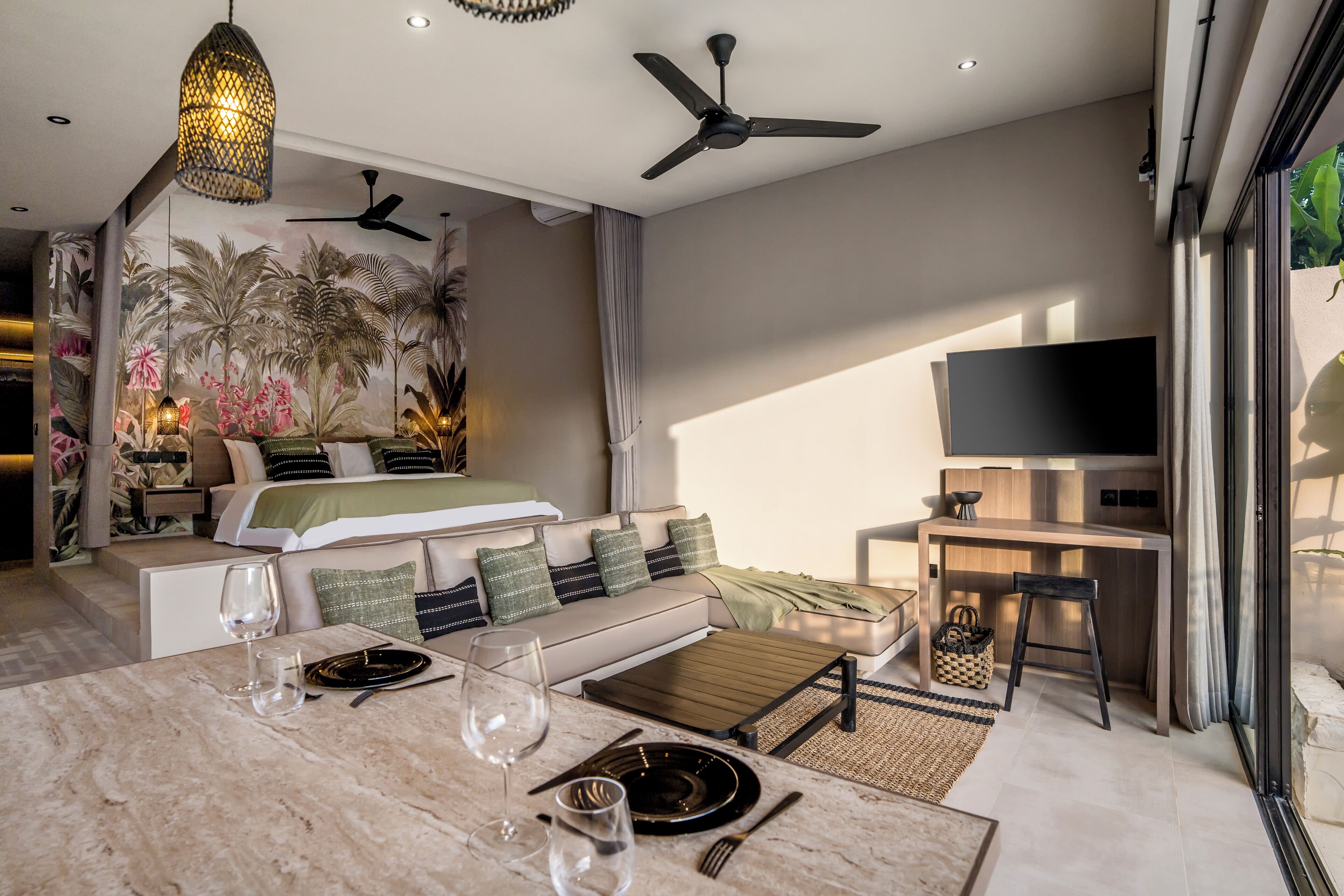 Deluxe Villa, 1 Bedroom, Non Smoking | Premium bedding, in-room safe, free WiFi, bed sheets