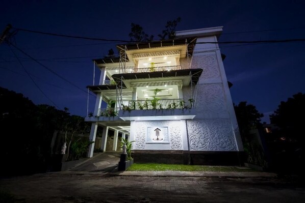 Façade de l’hébergement