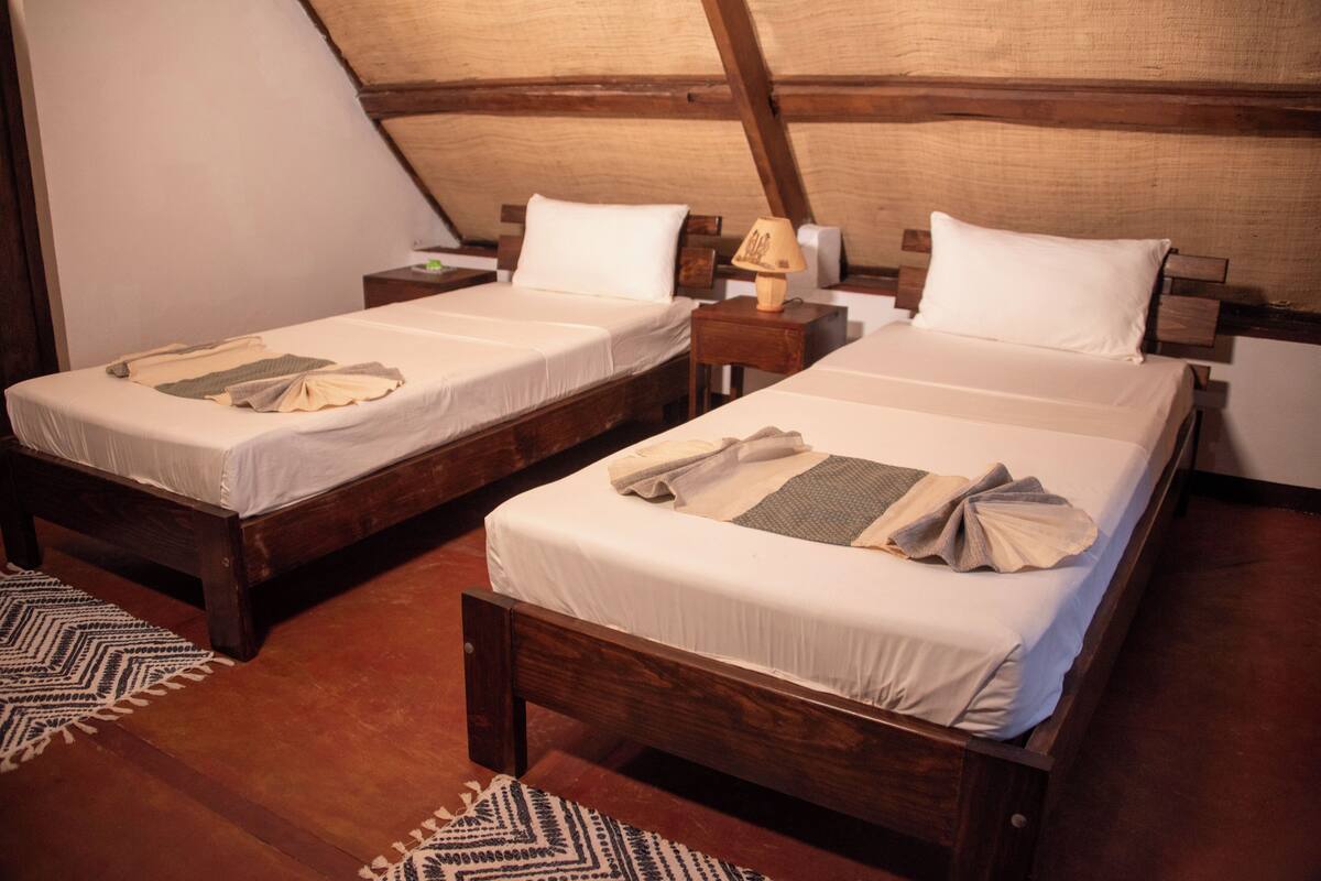 Twin Room, Beach View