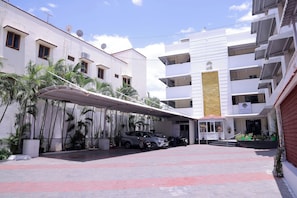 Façade de l’hébergement