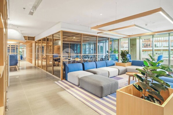Sala de estar en el lobby