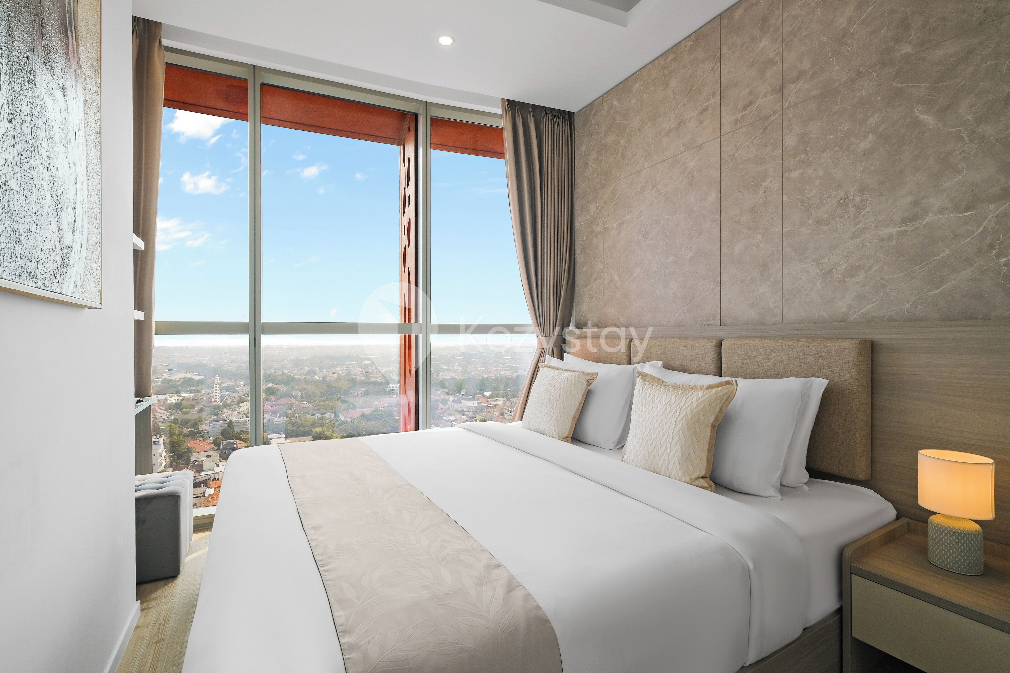 Apartment, 1 Schlafzimmer, Stadtblick | Laptopgeeigneter Arbeitsplatz, Bügeleisen/Bügelbrett, kostenloses WLAN