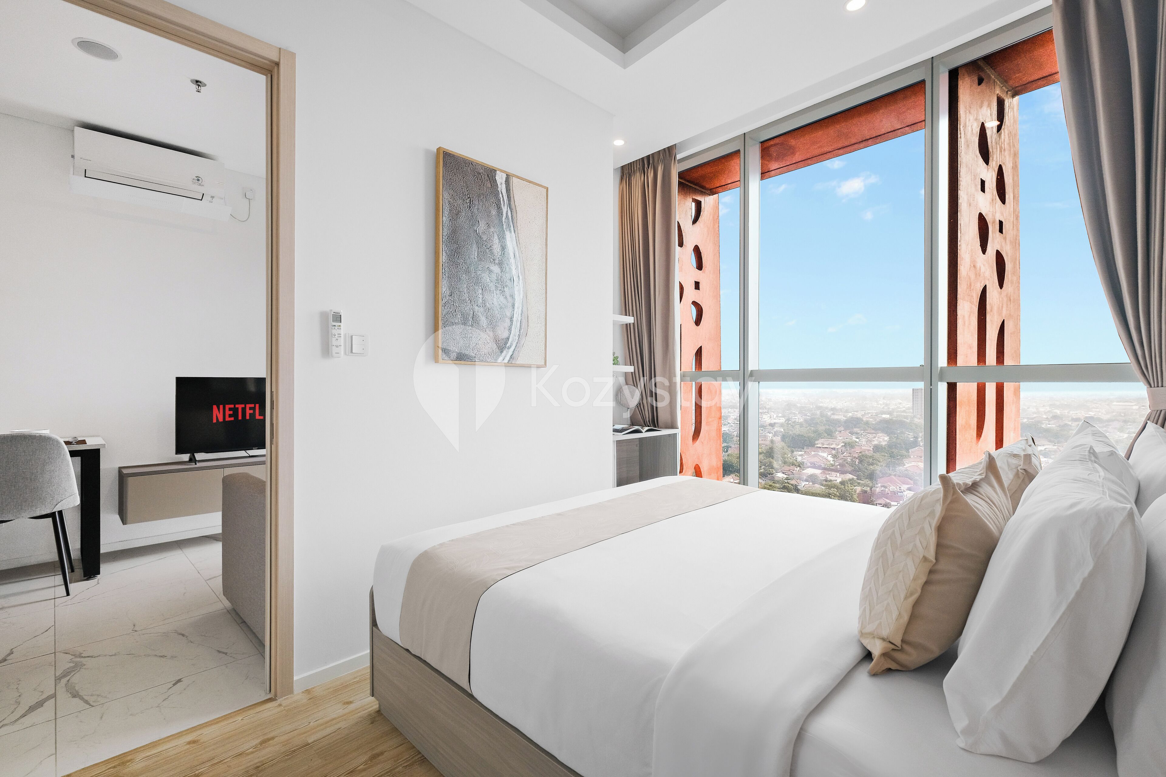 公寓, 1 間臥室, 城市景觀 | 客房景觀