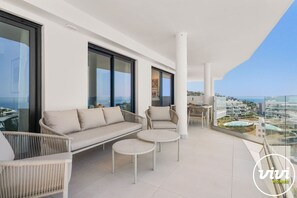 Terrace/patio - Mimosa | Sea views - terrace - pool (Fuengirola)