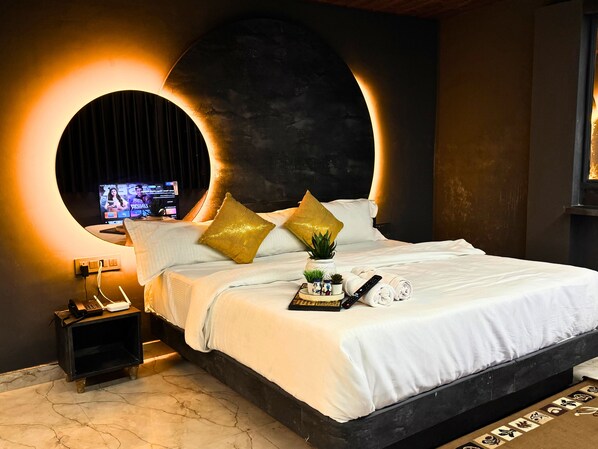 Habitación ejecutiva | Wifi gratis y ropa de cama 