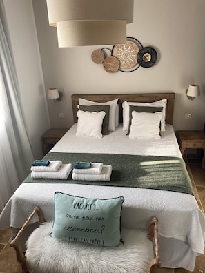1 bedroom, iron/ironing board, free WiFi, bed sheets