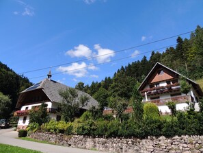 Exterior - 80 sqm Apartment with Mountain View, Private Terrace and Wi-Fi (Hornberg)