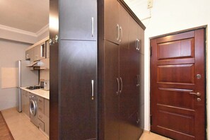 Blackout drapes, iron/ironing board, free WiFi