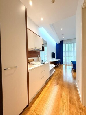 Superior Studio, Balcony, City View | Free WiFi, bed sheets - Condo Studio Plaza (Budva)
