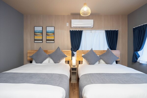 Apartment, Balcony | Blackout drapes, iron/ironing board, free WiFi - Charcoal Tengachaya (Osaka)