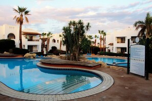 Pool - Cozy 1BR In Delta Sharm Resort , Fast WiFi + Pool (South Sinai Governorate)