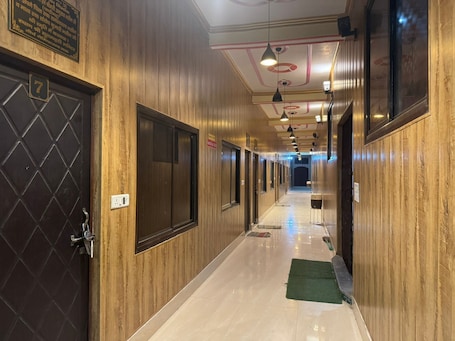 Lobby. Hotel in Naimisharanya