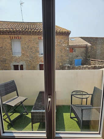 Chambre 2 lit simple avec balcon
