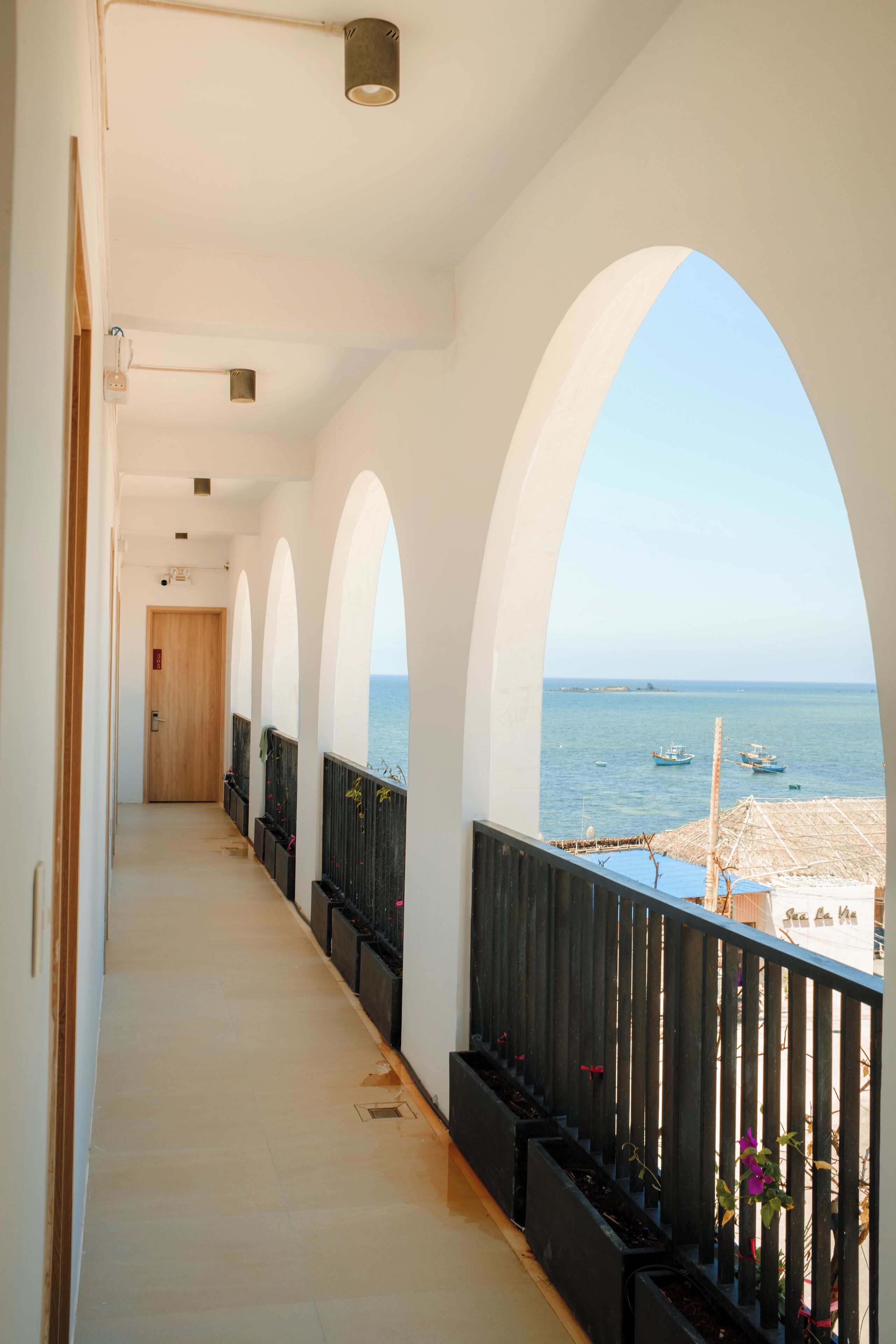 Interior entrance