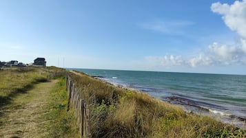 Tæt på stranden, liggestole