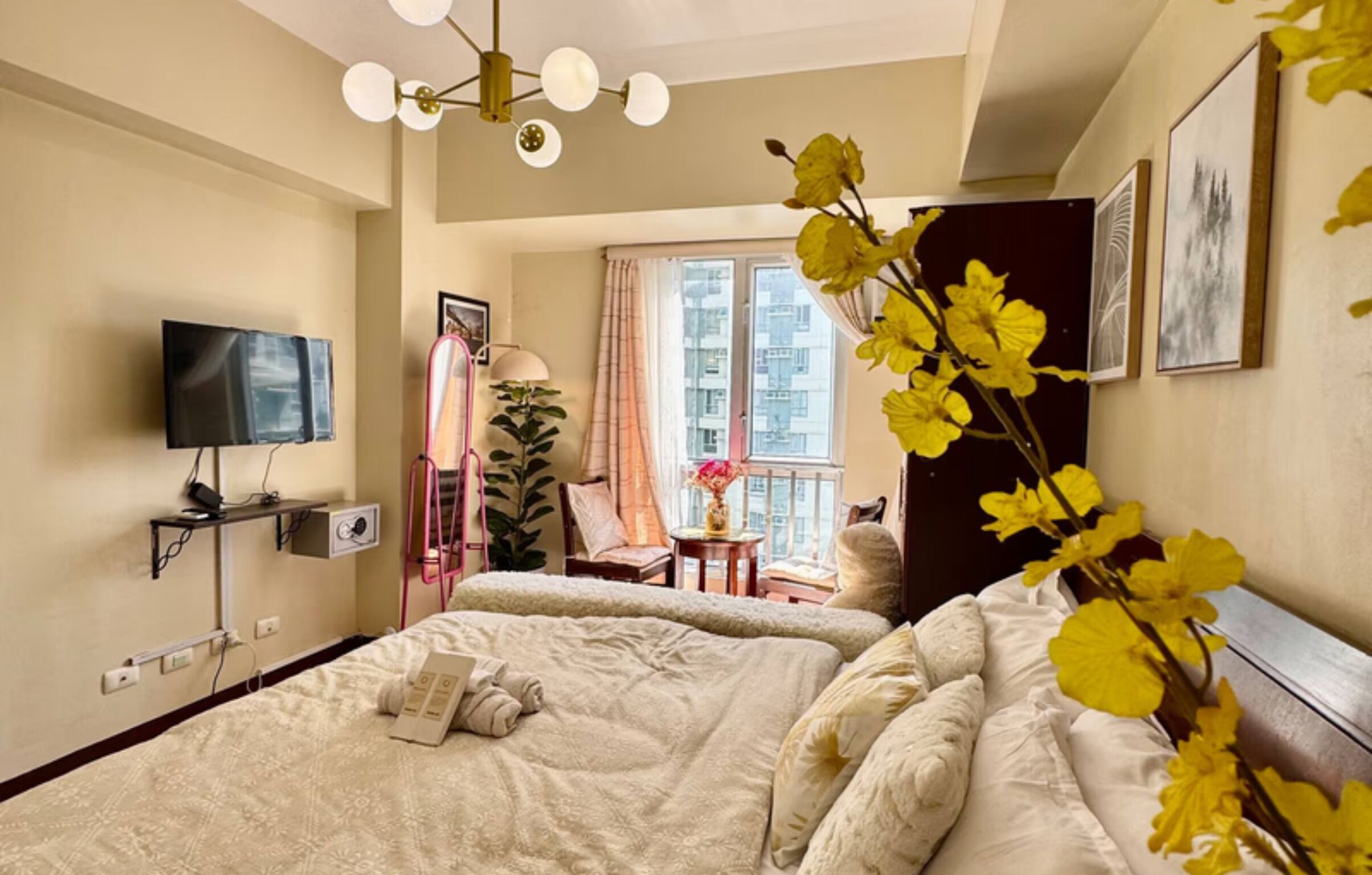 1 chambre, accès Internet, draps fournis