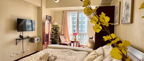 1 chambre, accès Internet, draps fournis