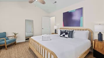 2 dormitorios, tabla de planchar con plancha, cuna de viaje y wifi