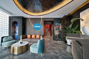 Sitteområde i lobbyen